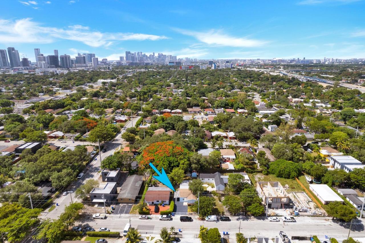 Very Modern Buena Vista Gem Near Wynwood Villa Miami Exterior photo